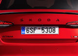 Octavia IV - oryginalne logo Skoda Auto, a.s. SportLine BLACK ´SKODA (from Octavia IV RS Facelift 2024+)