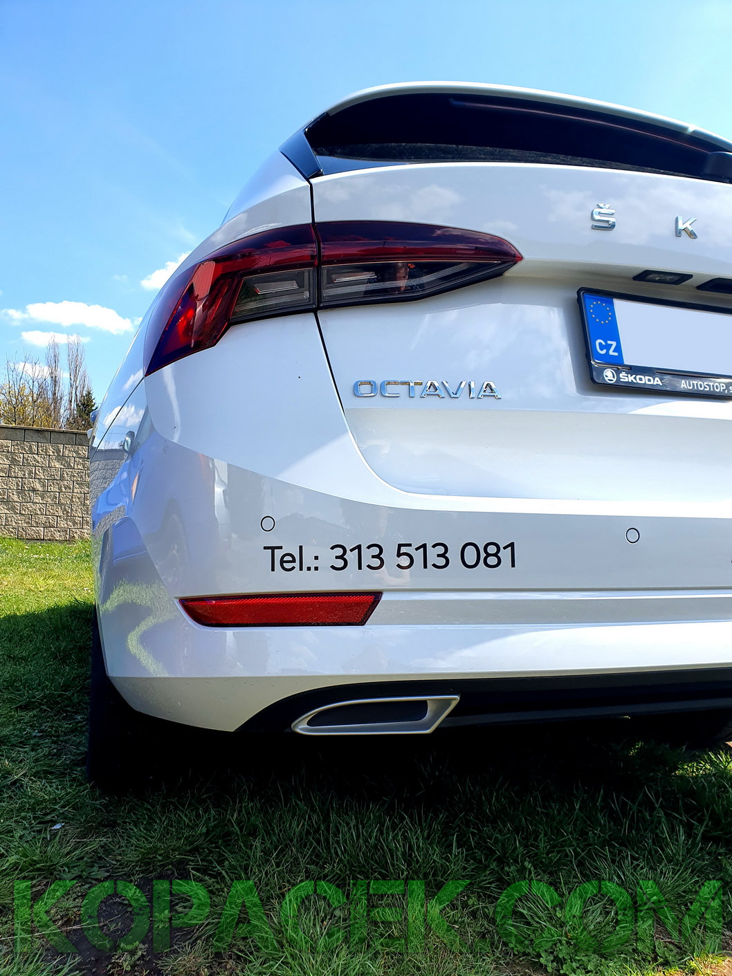für Octavia IV - original Martinek Autoauspuffspoiler - RS STYLE