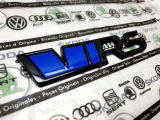 Enyaq - hátsó csomagtér embléma - a 2020-as Kodiaq RS számára - MONTE CARLO BLACK (F9R) -GLOW BLUE