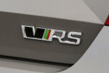 Original Skoda emblem RS from the limited RS230 edition - REAR