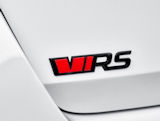 Oryginalny emblemat VRS na tylny bagażnik Skoda 2020 Octavia IV RS - CZARNY