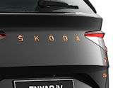 Origineel Skoda Auto, a.s. achterembleem ´SKODA´ - koperen afwerking - FOUNDERS EDITION