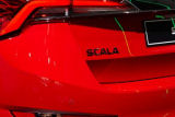 Scala - Emblema posteriore originale Skoda Auto, a.s. ´SCALA´ - Versione nera MONTE CARLO