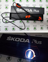 2023 Collezione Skoda - Cavo di ricarica 3in1 - LOGO ILLUMINATO - USB-C