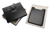 Oryginalny skórzany pokrowiec MONTBLANC na iPada w edycji Laurin&Klement, wykonany wyłącznie dla Skoda Auto, a.s.