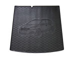 voor Fabia III Combi - zware rubberen laadvloermat achterbak - met autosilhouet